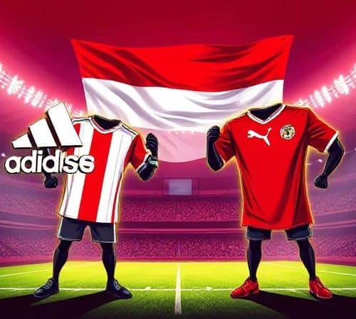 Pertarungan Raksasa Adidas vs Puma Berebut Desain Jersey Timnas Indonesia
