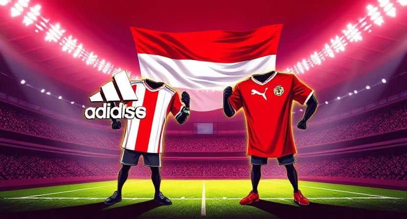 Pertarungan Raksasa Adidas vs Puma Berebut Desain Jersey Timnas Indonesia